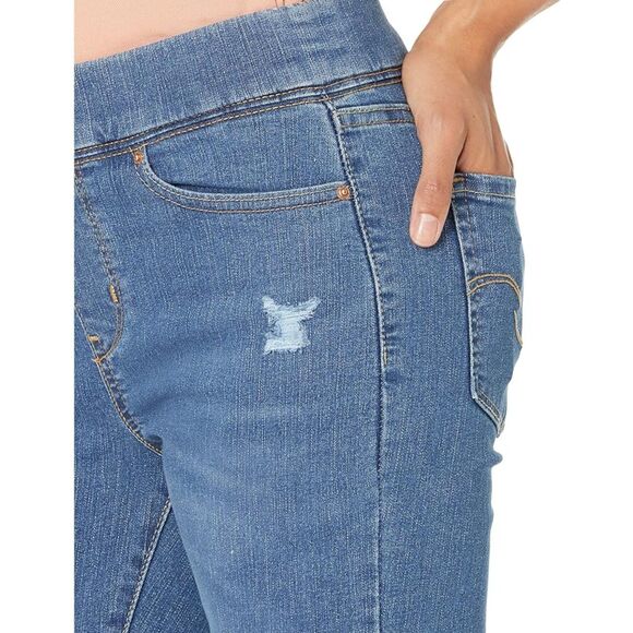 Signature by Levi Totally Shaping Pull-On Skinny Jeans - 28L/W39XL32 Plus - Picture 4 of 6